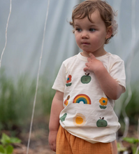 Load image into Gallery viewer, Little Green Radicals Vintage Rainbows Tee
