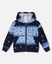 Load image into Gallery viewer, Deux Par Deux Seaside Zip Hoodie