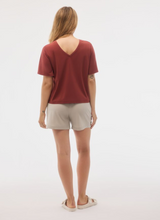 Load image into Gallery viewer, Fig Shenley Flutter Tee