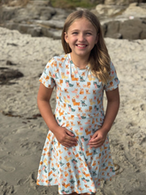 Load image into Gallery viewer, Vignette Twirl Dress Puppies