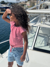Load image into Gallery viewer, Vignette Esme Top Red Stripe
