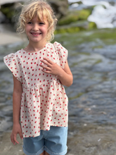 Load image into Gallery viewer, Vignette Giselle Top Oatmeal Strawberries