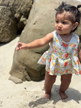 Load image into Gallery viewer, Vignette Nellie Onesie Dress Retro Roses