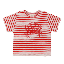 Load image into Gallery viewer, Me and Henry Newquay Tee Red Crab