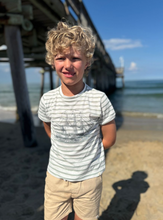 Load image into Gallery viewer, Me and Henry Newquay Tee Grey Boat