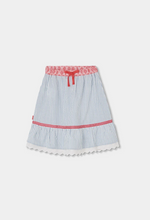 Load image into Gallery viewer, Boboli Stripe Poplin Skirt