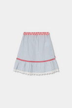 Load image into Gallery viewer, Boboli Stripe Poplin Skirt