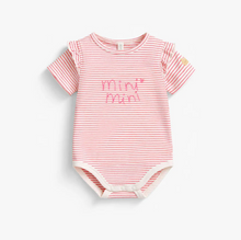 Load image into Gallery viewer, Souris Mini Stripe Onesie Rose