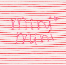 Load image into Gallery viewer, Souris Mini Stripe Onesie Rose