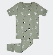 Load image into Gallery viewer, Petit Lem Soccer Print Summer Pyjamas