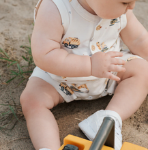 Load image into Gallery viewer, Petit Lem Diggers Shortie Playsuit