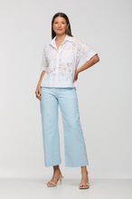 Load image into Gallery viewer, Beddome Eyelet Elbow Sleeve Shirt