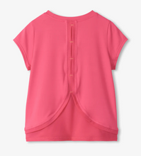 Load image into Gallery viewer, Hatley Fandango Pink Mesh Trim Tee