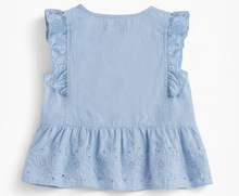 Load image into Gallery viewer, Souris Mini Blouse with Broderie Anglaise
