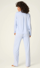Load image into Gallery viewer, PJ Salvage Modal Basics Star Print PJ Set Blue