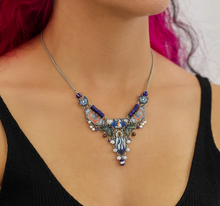 Load image into Gallery viewer, Ayala Bar Blue Domes, Glass Necklace, Delphi