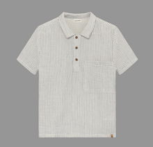 Load image into Gallery viewer, Minymo Yarn Dye Shirt Odyssey Grey