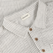 Load image into Gallery viewer, Minymo Yarn Dye Shirt Odyssey Grey