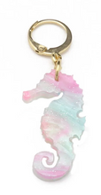 Load image into Gallery viewer, Dconstruct Seahorse and Coral Charm Earrings