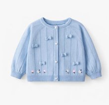 Load image into Gallery viewer, Souris Mini Pointelle Baby Cardigan