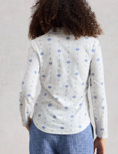 Load image into Gallery viewer, White Stuff UK Annie Jersey Shirt White Print