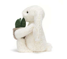 Load image into Gallery viewer, Cream Bunny with Plant