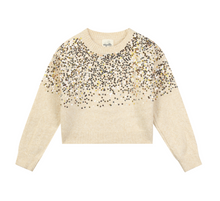 Load image into Gallery viewer, Vignette Samantha Sweater Gold Sequin
