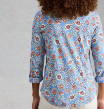 Load image into Gallery viewer, White Stuff UK Annie Jersey Shirt Blue Print