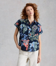Load image into Gallery viewer, White Stuff UK Orla Button Thru Shirt Navy Multi