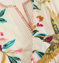 Load image into Gallery viewer, White Stuff UK Maeve Embroidered Top Ivory Multi