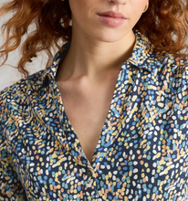 Load image into Gallery viewer, White Stuff UK Annie Jersey Shirt Navy Print