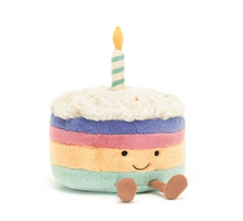 Load image into Gallery viewer, Amuseables Rainbow Birthday Cake