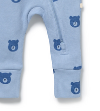 Load image into Gallery viewer, Wilson and Frenchy Bear Hugs Waffle Playsuit