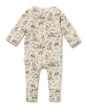 Load image into Gallery viewer, Wilson and Frenchy Foxglove Forest Cotton Jersey Playsuit