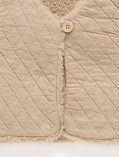 Load image into Gallery viewer, Purebaby Shearling Reversible Vest Mushroom