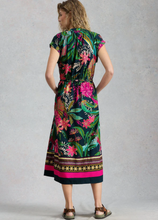 Load image into Gallery viewer, White Stuff UK Lauryn Column Dress Green Print