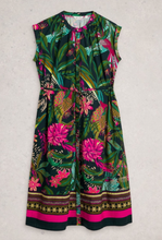 Load image into Gallery viewer, White Stuff UK Lauryn Column Dress Green Print