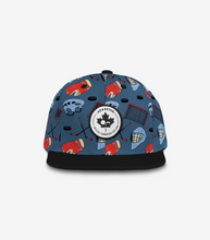 Load image into Gallery viewer, Headster Hockey Night Snapback Set Sail