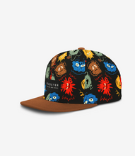 Load image into Gallery viewer, Headster Mood Monsters Snapback Black