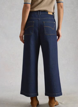 Load image into Gallery viewer, White Stuff UK Tia Wide Leg Crop Jean Dark Denim