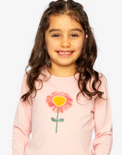 Load image into Gallery viewer, Deux Par Deux Frosted Strawberry Flower Tee