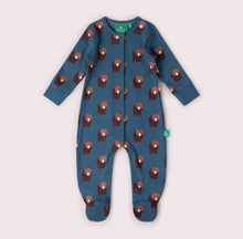 Load image into Gallery viewer, Little Green Radicals Blue Bears Sleeper