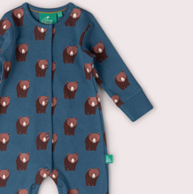 Load image into Gallery viewer, Little Green Radicals Blue Bears Sleeper