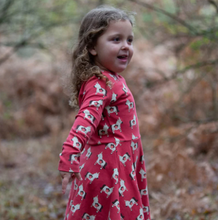 Load image into Gallery viewer, Little Green Radicals Little Unicorns Spinny Dress