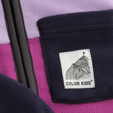 Load image into Gallery viewer, Color Kids Fleece Jacket Wild Aster