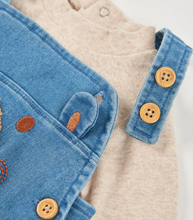 Load image into Gallery viewer, Boboli Teddy Overall and Onesie
