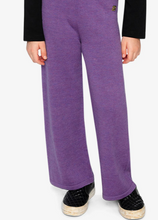 Load image into Gallery viewer, Deux Par Deux Knit Wide Leg Pant Violet