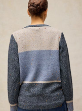 Load image into Gallery viewer, White Stuff UK Talia Nep Block Sweater Blue Multi