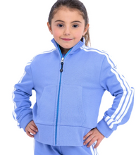 Load image into Gallery viewer, Preppy Goose Misha Zip Track Jacket Periwinkle