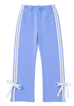 Load image into Gallery viewer, Preppy Goose Paige Relax Fit Sweatpants with Bow Periwinkle